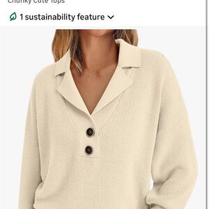TIBAL viral Amazon cotton cream sweater